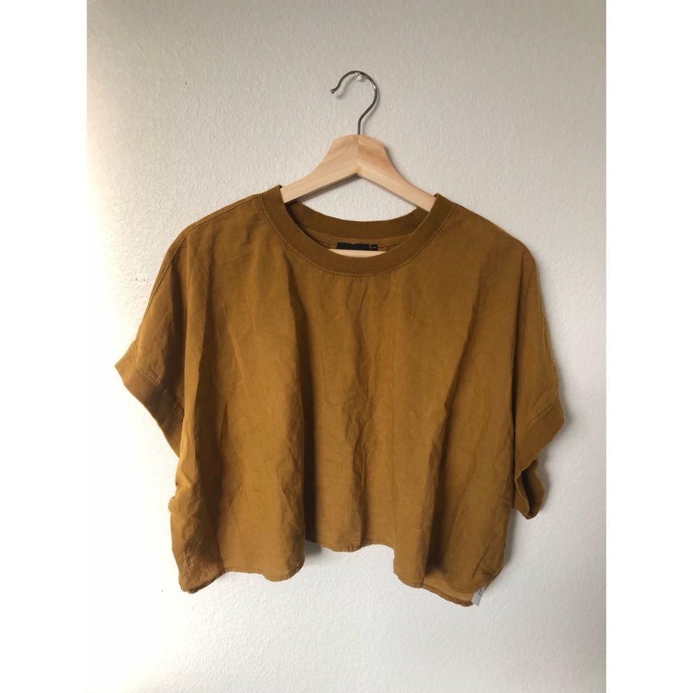 Olive Crop Top